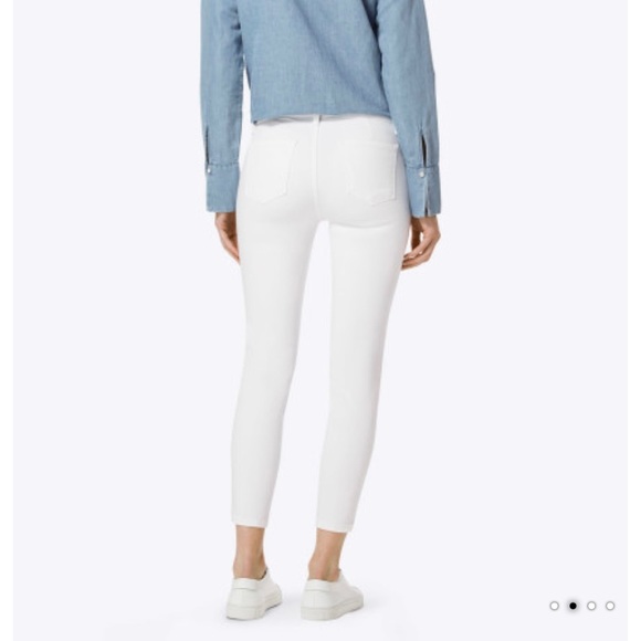 J BRAND WHITE MID RISE UTILITY PANTS - Picture 5 of 8